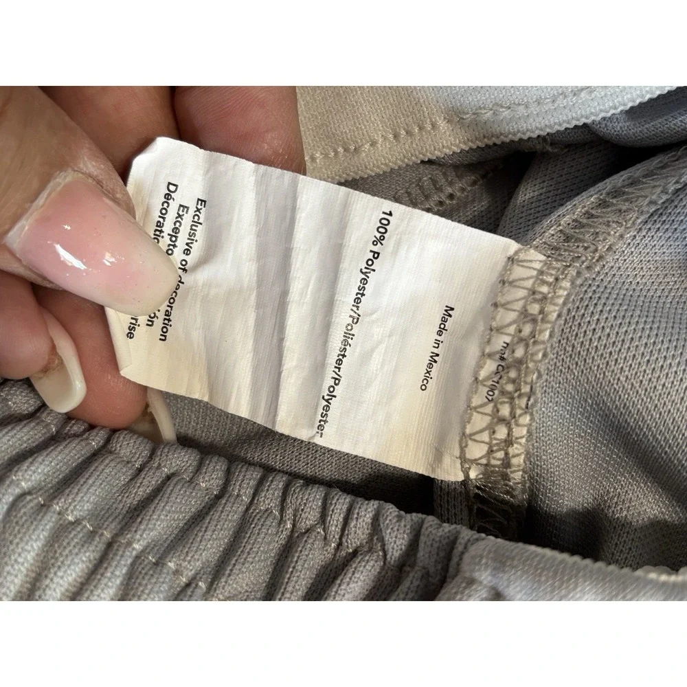 Augusta Sportswear Grey Baseball Pants Youth‎ Size Large Elastic Hem Mid Rise